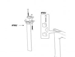 Cannondale Spares Cannondale Slice Multisport Seatpost Wedge Assembly - KP361 for Clamps & Parts -Seatposts & Clamps Sales 97185 5