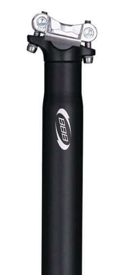 BBB BBB BSP-20 Skyscraper Seatpost - Black - 25.6 x 400mm for Seatpost - Alloy